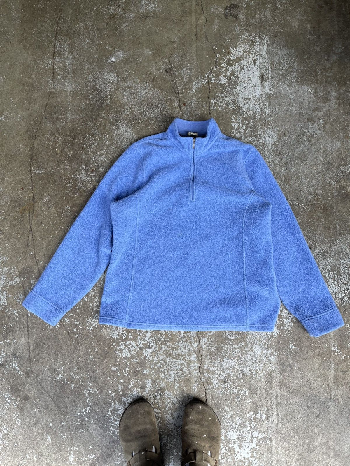 L.L. Bean Vintage L.L.Bean Polartech Light Blue Fleece Jacket Size US L / EU 52-54 / 3 - 1 Thumbnail