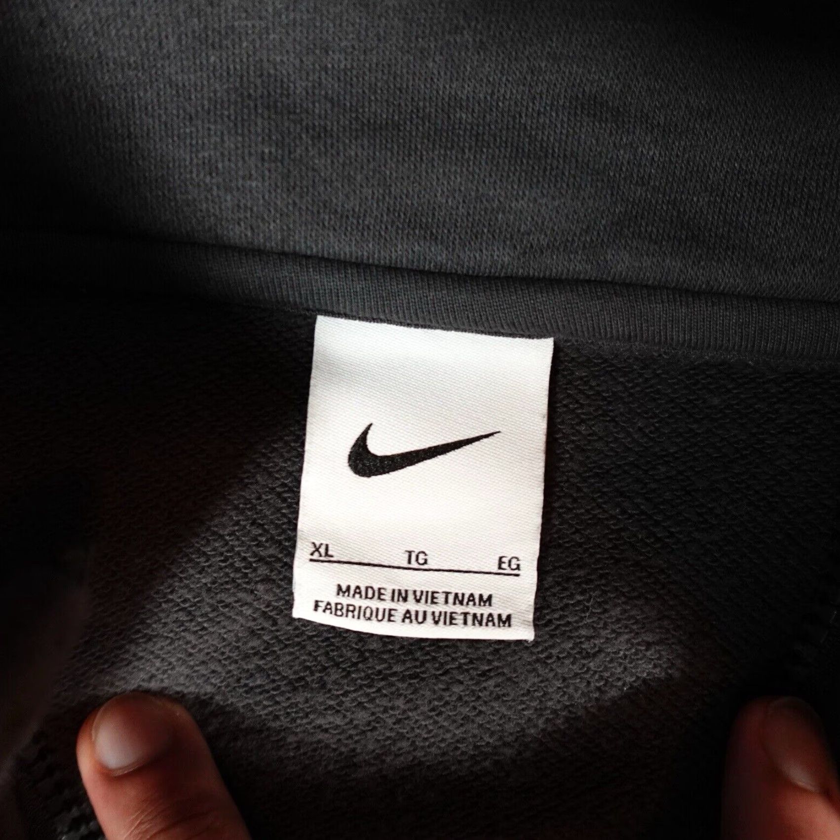 Nike Nike Club Fleece 1/2 Zip Pullover Mens XL Sherri TV Show Cast Crew Washed Gray Size US XL / EU 56 / 4 - 3 Thumbnail