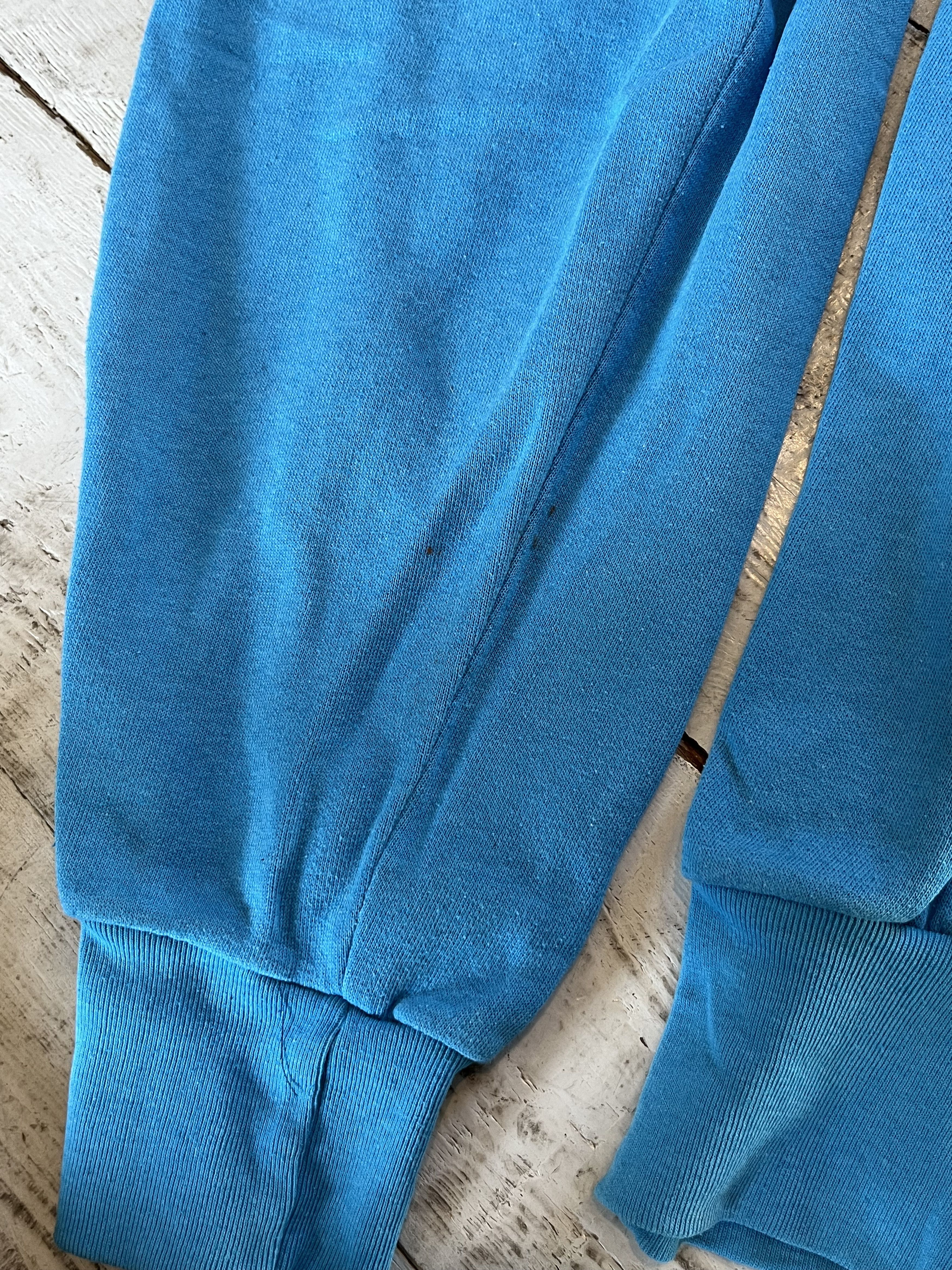 Nike × Vintage 80s Nike Big Swoosh Cotton Trucksuit Sweatshirt and Pants Size US M / EU 48-50 / 2 - 10 Thumbnail