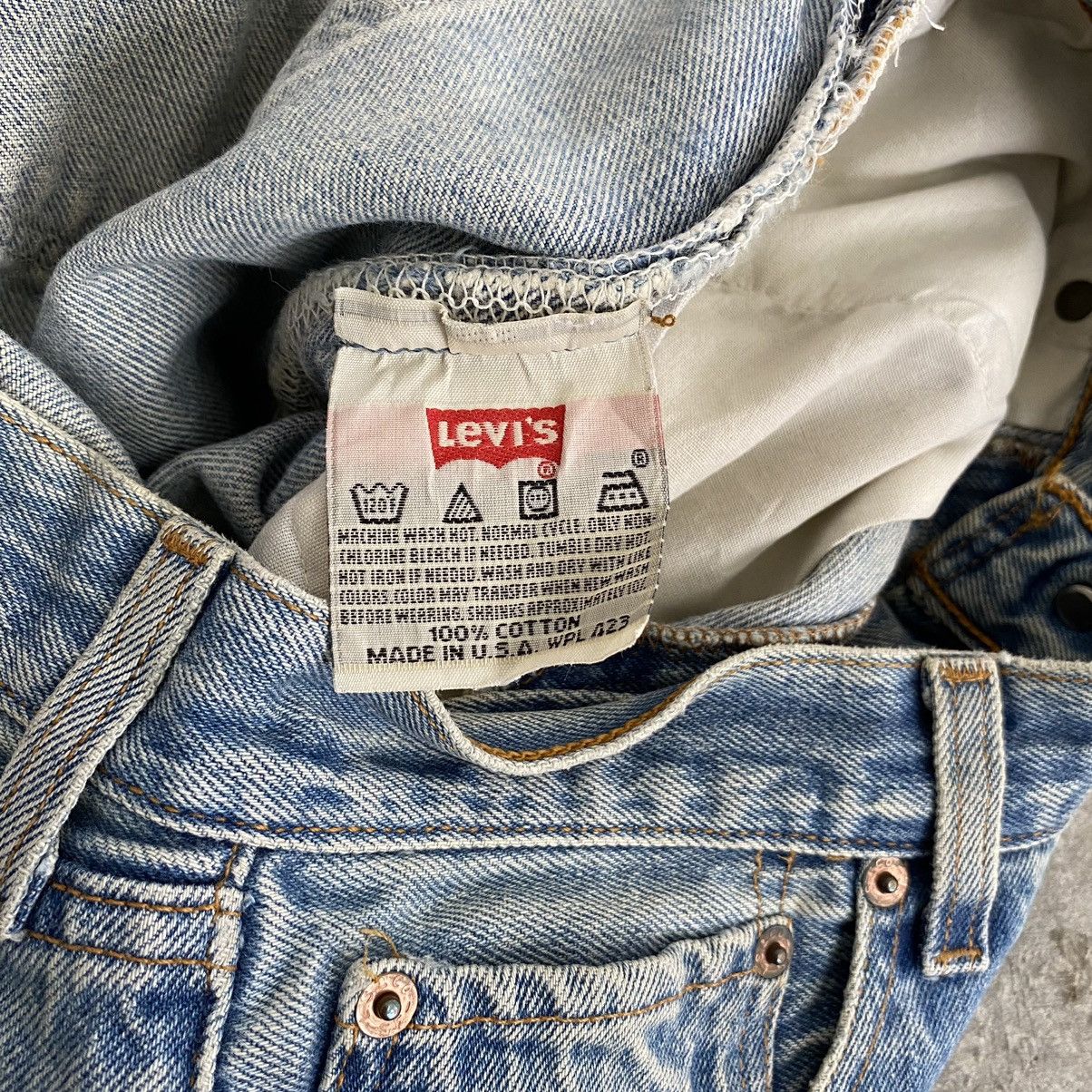 Levi's Size 31x30.5 VTG 90’s Levis 501xx Light Blue Jeans Size US 31 - 23 Thumbnail