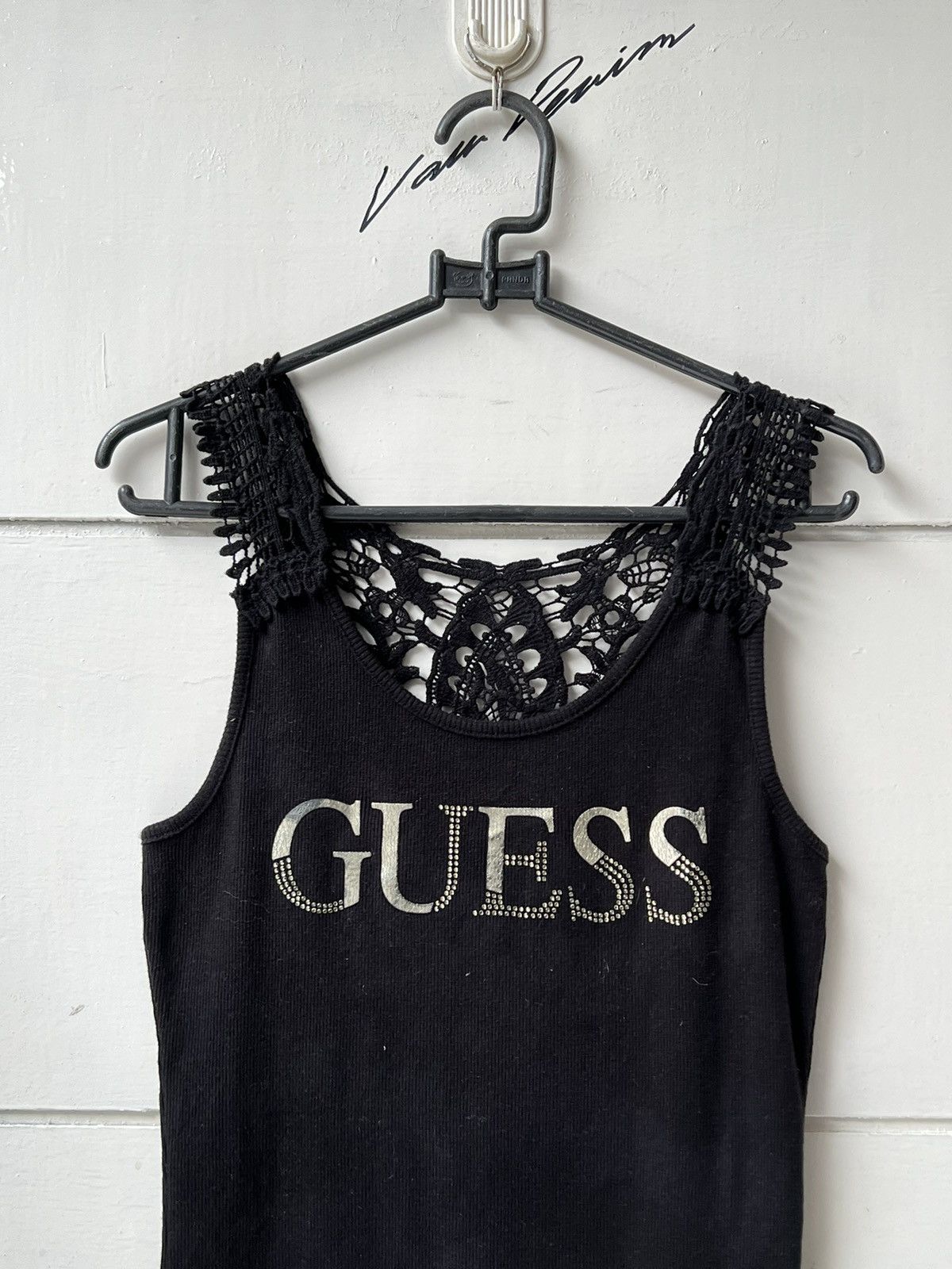 Guess GUESS Black Sleeveless T-shirt Size US XS / EU 42 / 0 - 11 Thumbnail