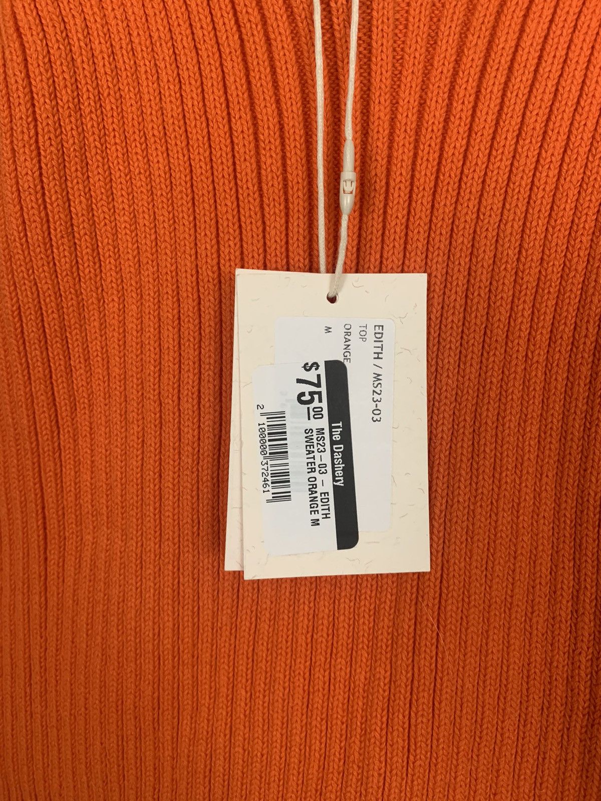 Other NWT Orange Ribbed Tank Top Size M / US 6-8 / IT 42-44 - 2 Thumbnail