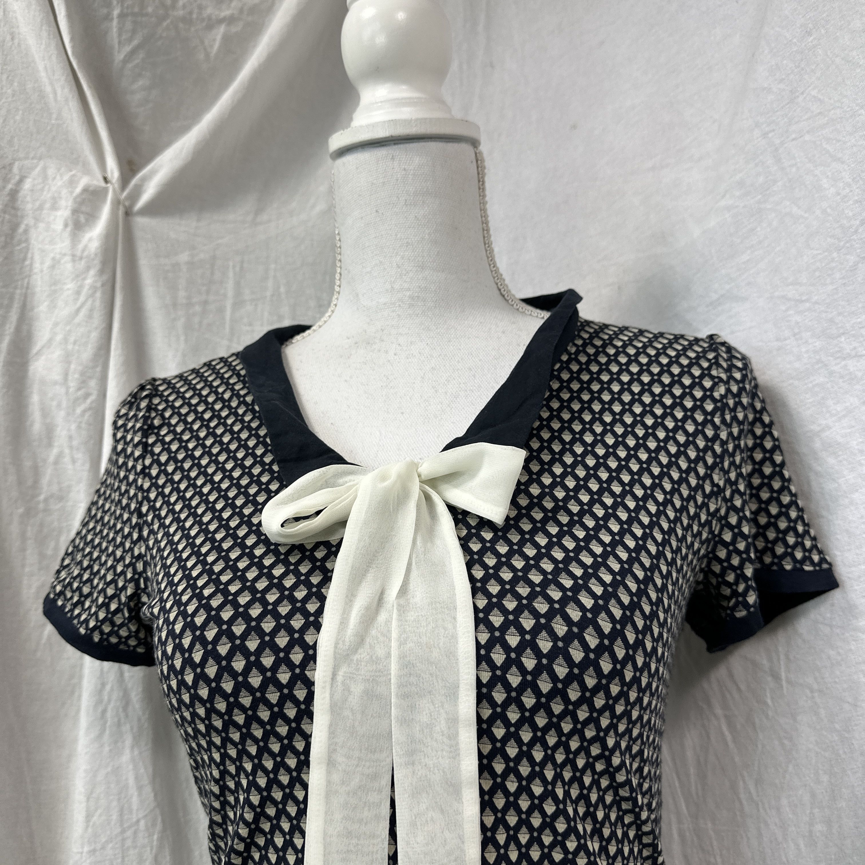 Vintage Vintage Avant Garde Opium Vive Maria Bow Top Y2K Size XS / US 0-2 / IT 36-38 - 5 Thumbnail
