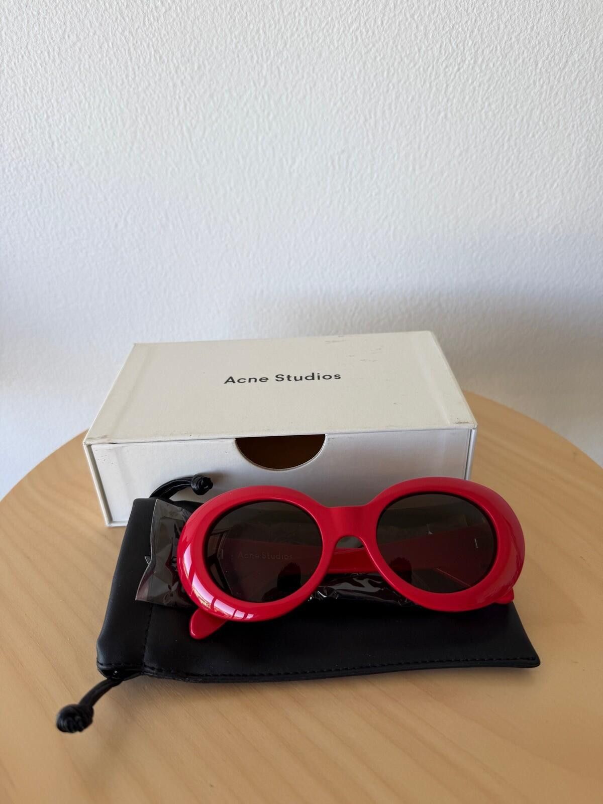 Acne Studios New acne studios mustang sunglasses red acetate oval Size ONE SIZE - 2 Thumbnail