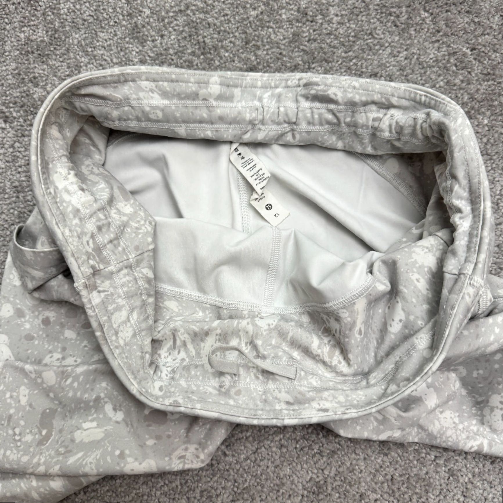 Lululemon Lululemon Base Pace High Rise Crop Active Pants Womens 12 Gray Athletic Cropped 20.5 in Inseam Size 34" / US 12 / IT 48 - 3 Thumbnail