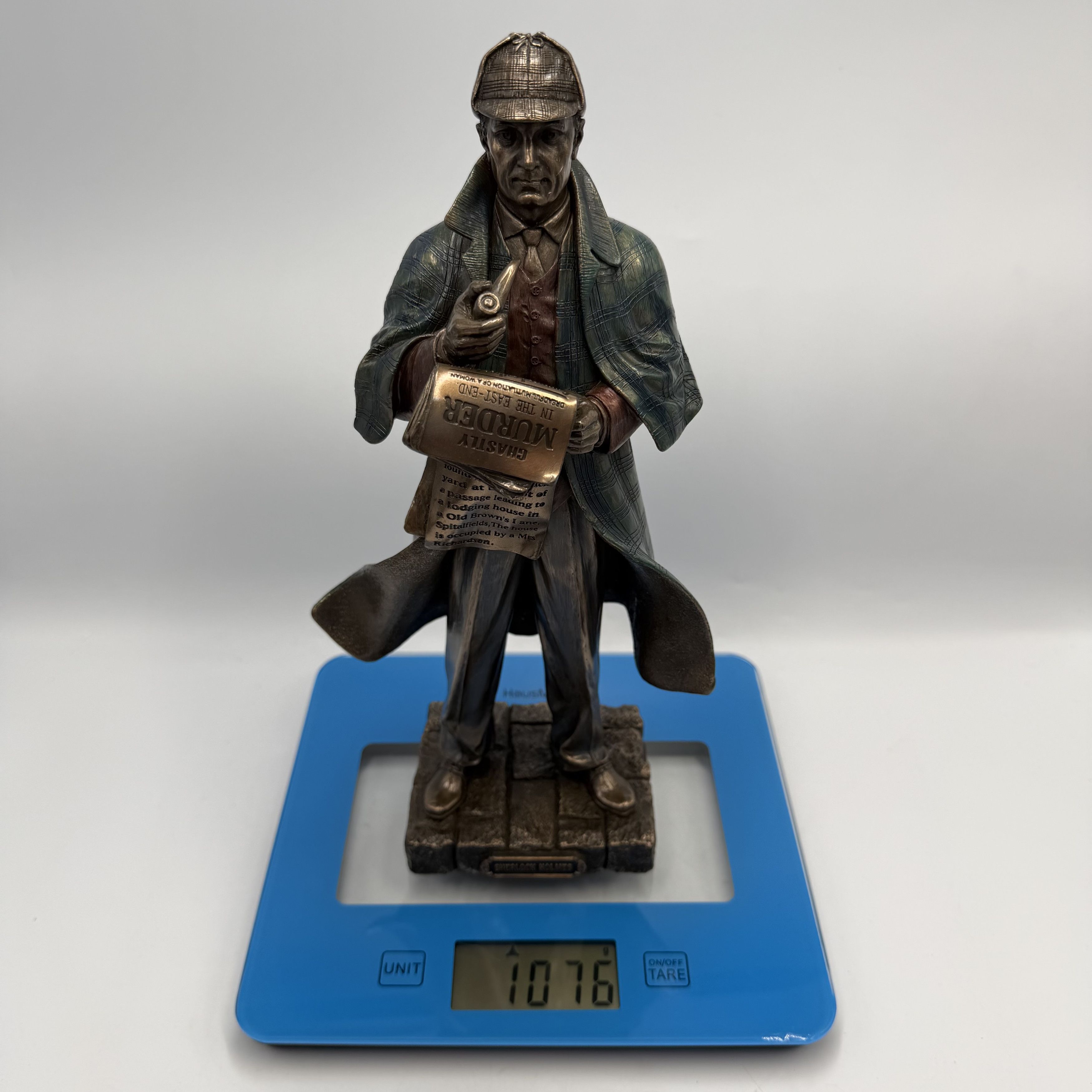 Other Sherlock Holmes Statue Bronze Finish Detective Figurine 27cm Size ONE SIZE - 8 Thumbnail
