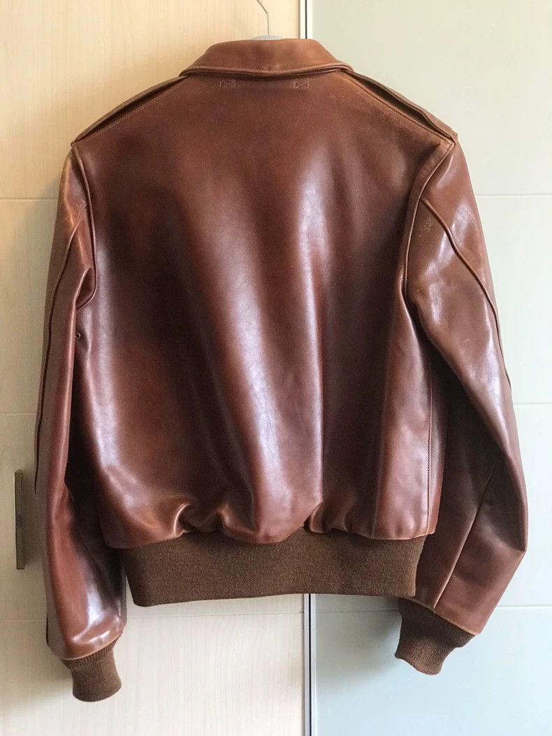 The Real McCoy's The Real McCoys A-2, Horsehide Leather Jacket Size US M / EU 48-50 / 2 - 2 Thumbnail
