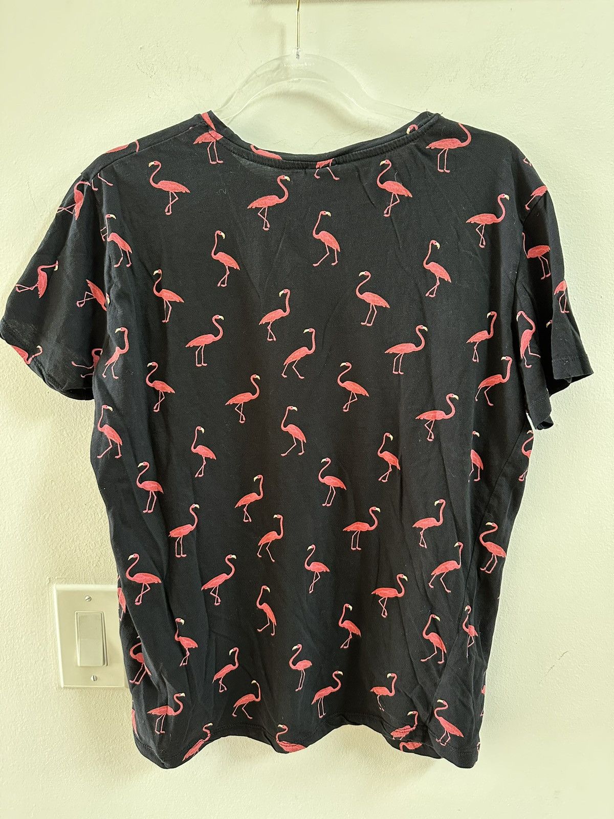 H&M H&M Flamingo Pattern T-Shirt Size US M / EU 48-50 / 2 - 3 Thumbnail