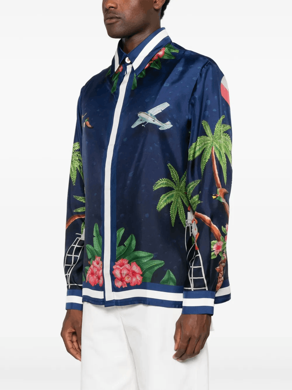 Other Blue Surf Club Midnight Print Shirt for Men Size US L / EU 52-54 / 3 - 1 Thumbnail