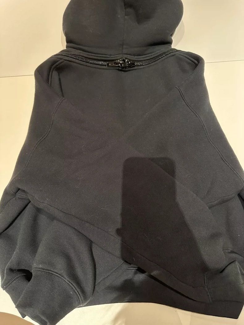 Alexander Wang Alexanderwang Zipper Shoulder Design Hoodie- Size XS / US 0-2 / IT 36-38 - 1 Thumbnail