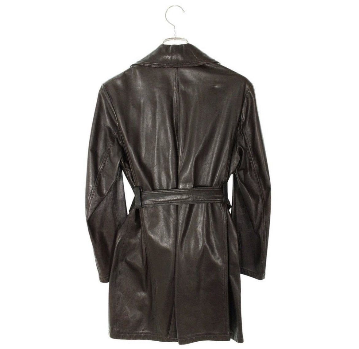 Chrome Hearts Chrome Hearts Leather Coat with Cross and Buttons Size US S / EU 44-46 / 1 - 2 Thumbnail