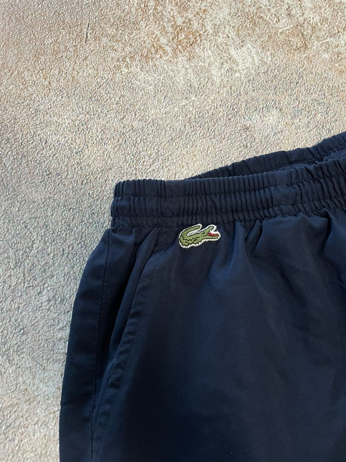 Lacoste Vintage Lacoste Nylon Navy Track Pants Size US 32 / EU 48 - 5 Thumbnail