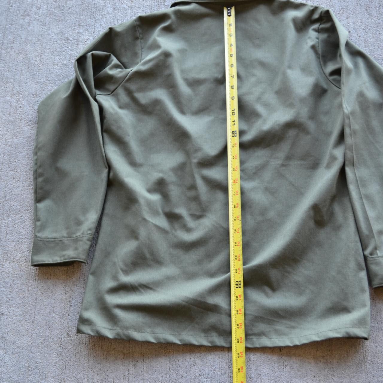 Vintage vintage vietnam seabees fatigue sergeant shirt fits L Size US L / EU 52-54 / 3 - 5 Thumbnail
