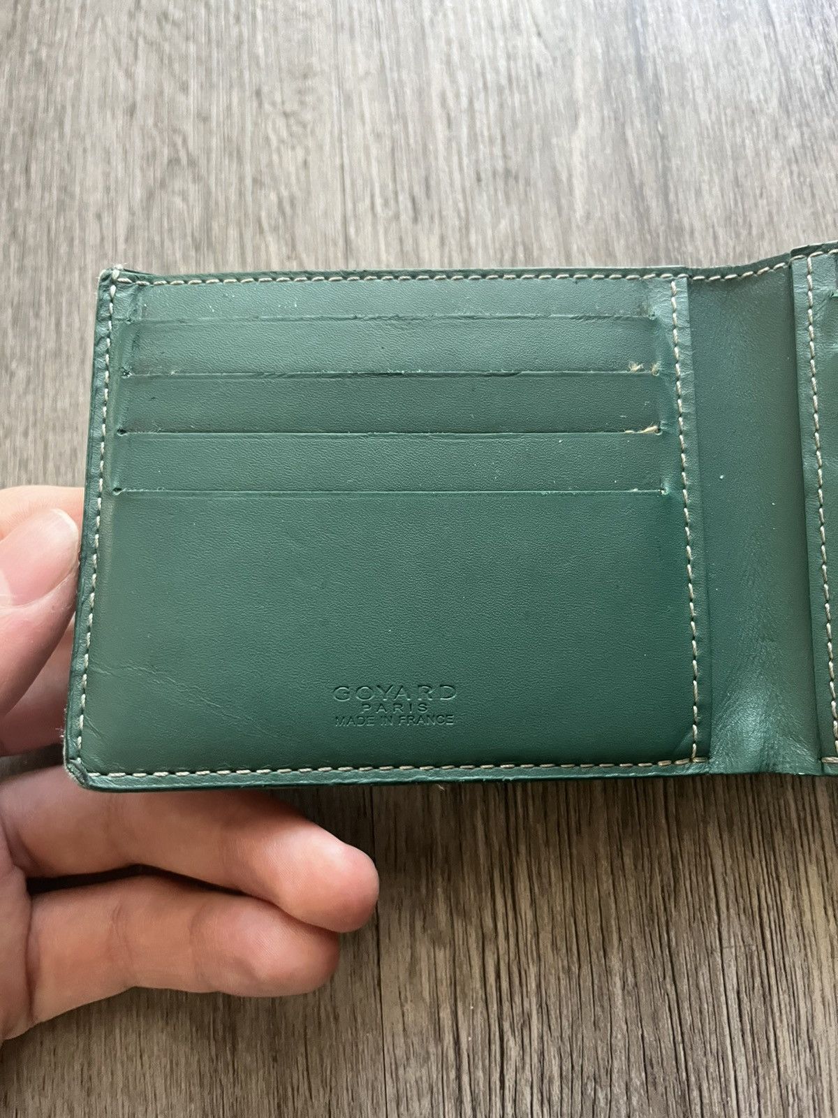 Goyard Goyard "Green Victoire" Bifold Wallet Size ONE SIZE - 5 Thumbnail