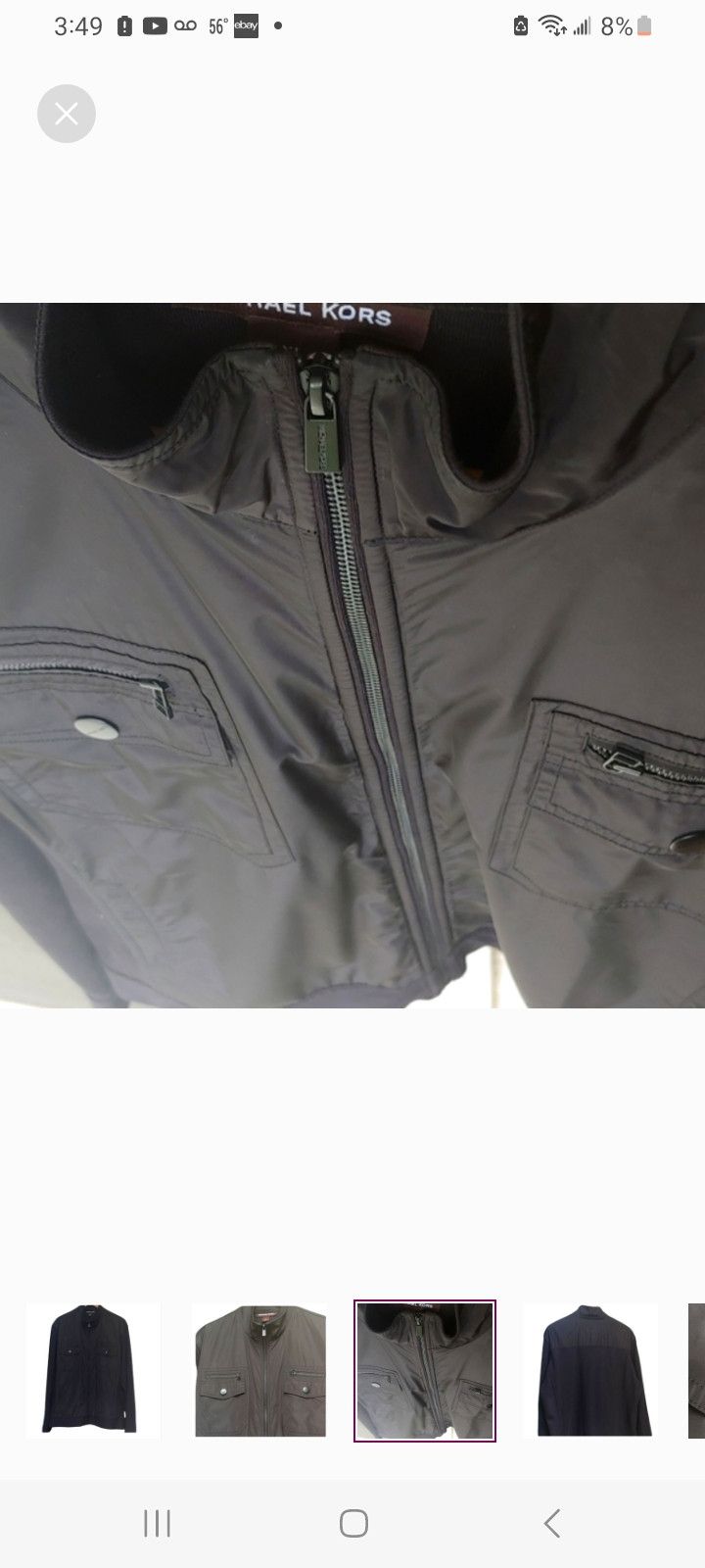 Michael Kors Michael Kors Black light Jacket Size US XL / EU 56 / 4 - 3 Thumbnail