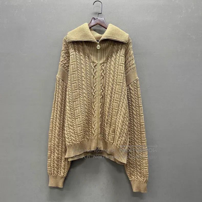 Versace Versace Cardigan long-sleeved sweater Size L / US 10 / IT 46 - 1 Thumbnail
