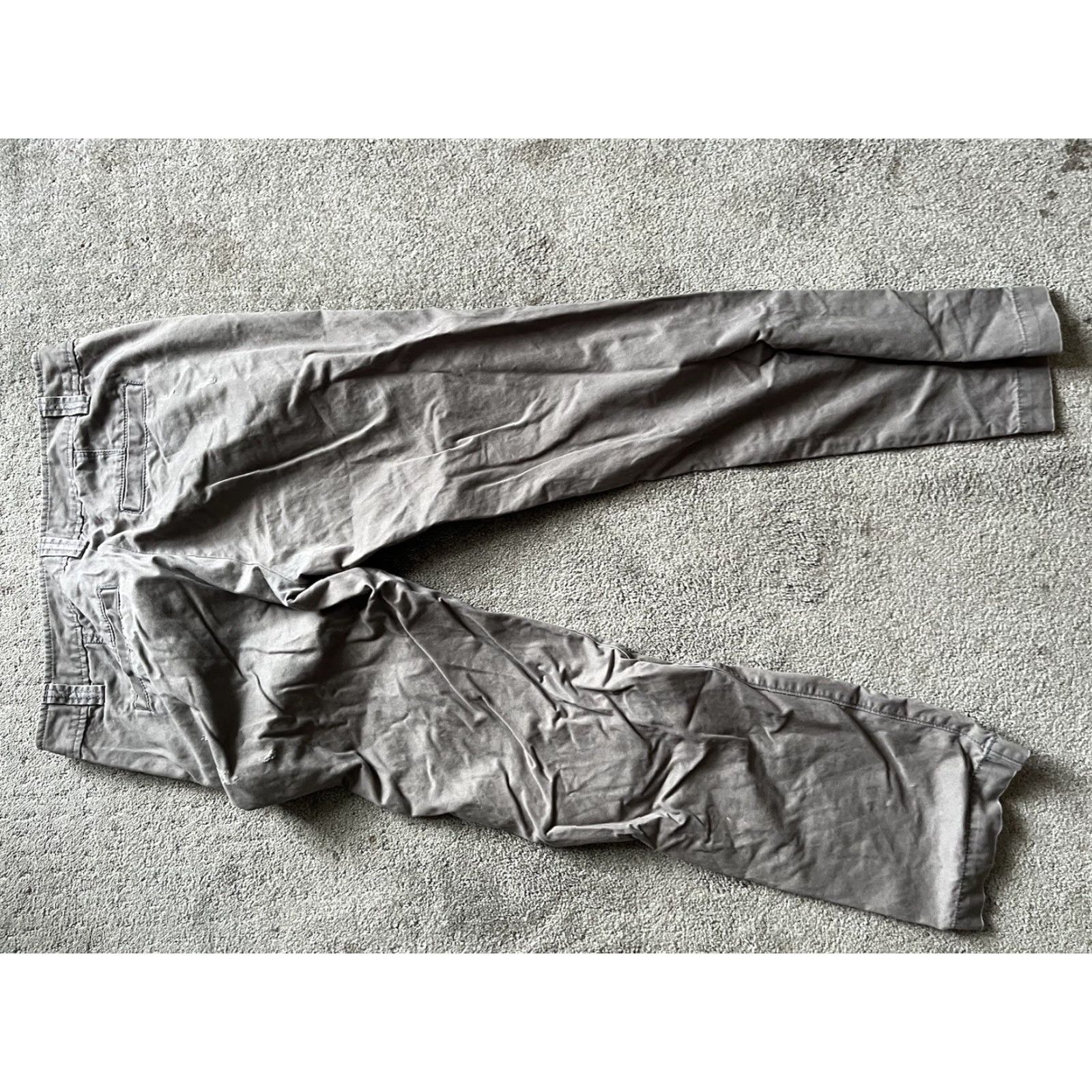 Gap Gap Women’s Cotton Pants Size 10A Stretch Gray 31" Waist 30" Inseam Size 32" / US 10 / IT 46 - 3 Thumbnail