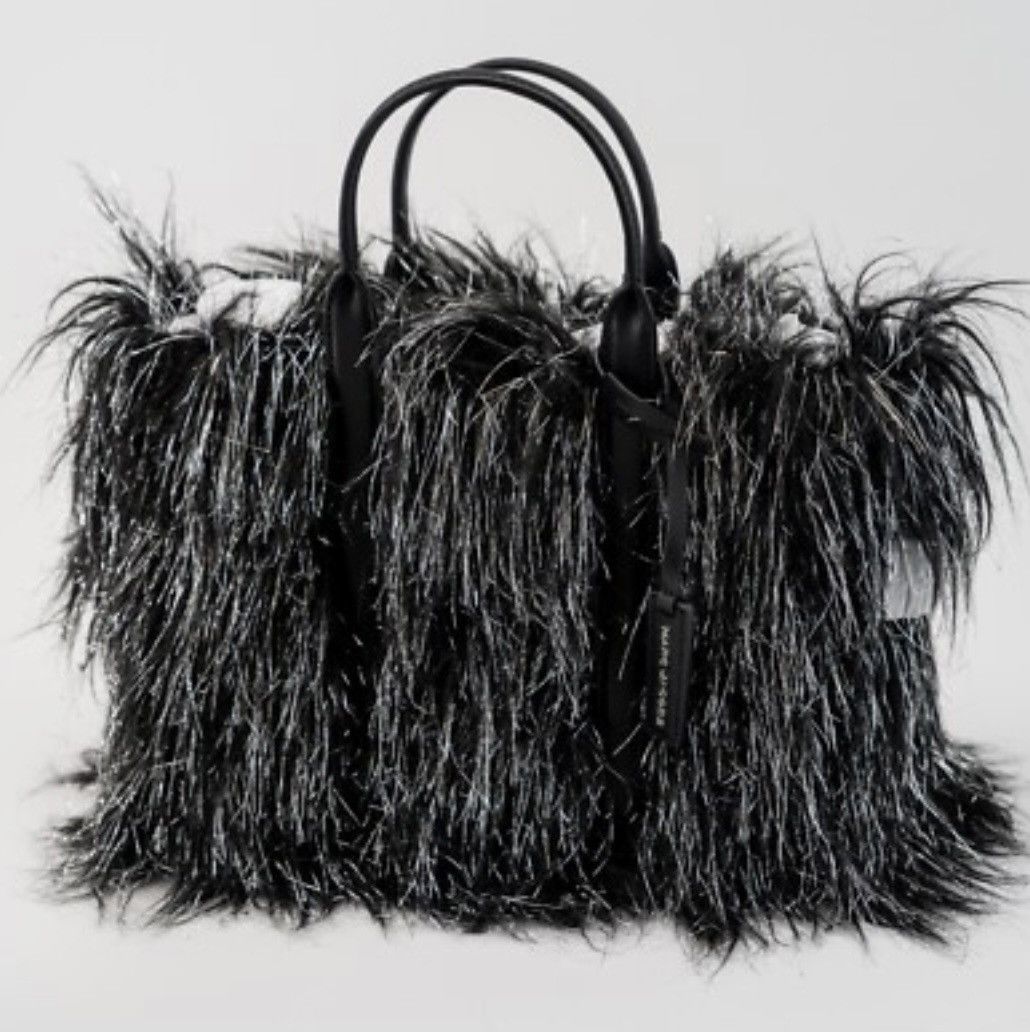 Marc Jacobs Marc Jacobs Black and Silver Textured Tote Size ONE SIZE - 1 Thumbnail