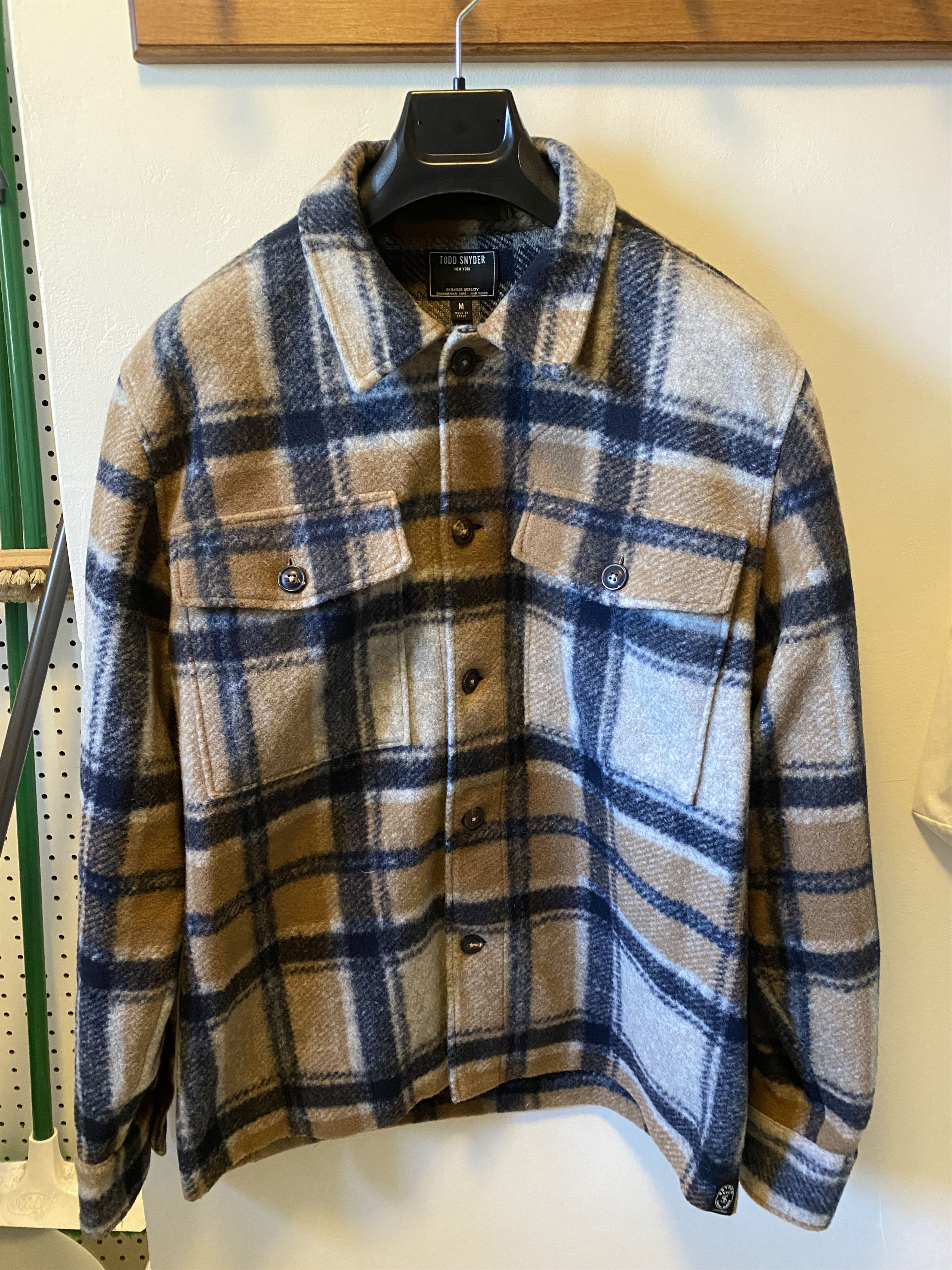Todd Snyder Todd Snyder Italian Wool-Blend Knitted Overshirt Jacket ...