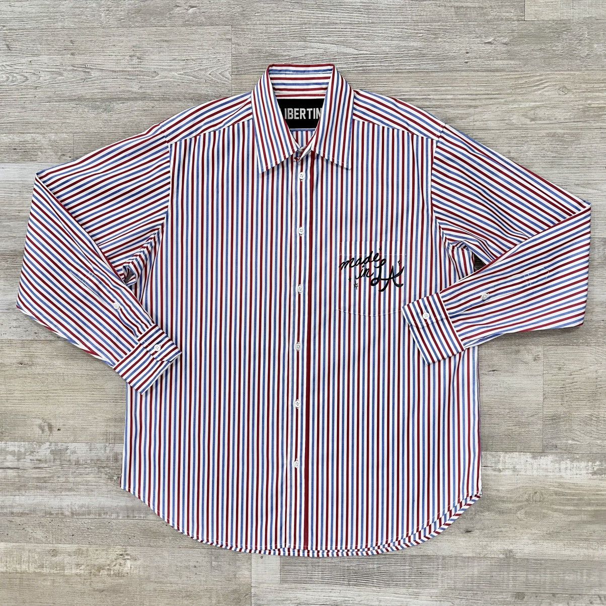 Libertine NEW LIBERTINE RED WHITE BLUE STRIPED MADE IN LA OVERSIZED S Size US S / EU 44-46 / 1 - 1 Thumbnail