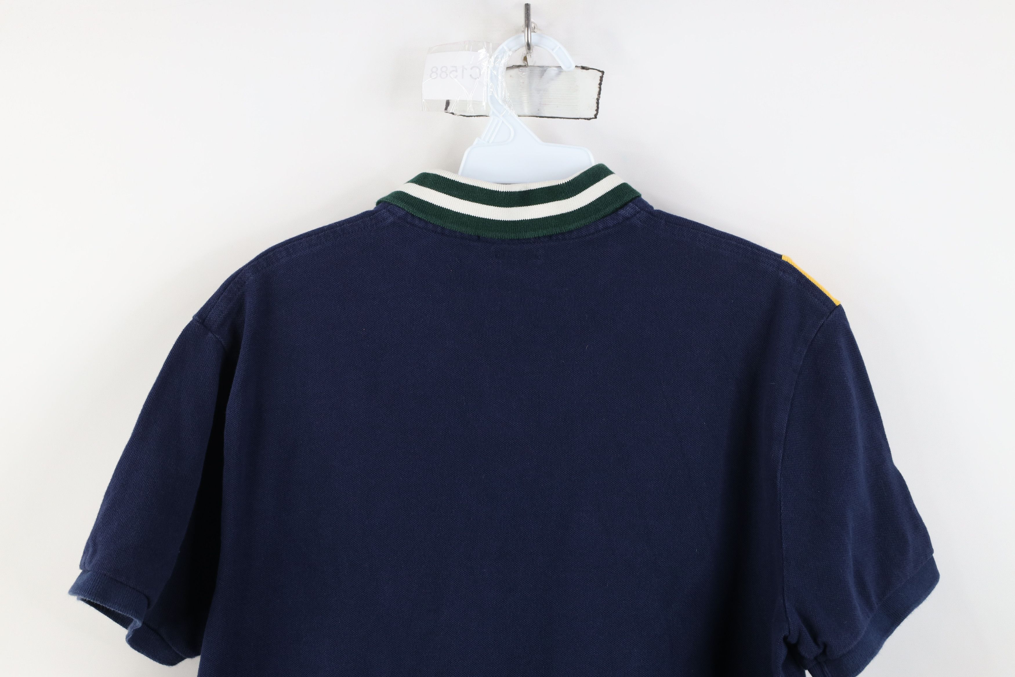 Ralph Lauren Vintage Y2K Ralph Lauren Fit Crest Big Pony Rugby Polo Shirt Size US L / EU 52-54 / 3 - 12 Thumbnail