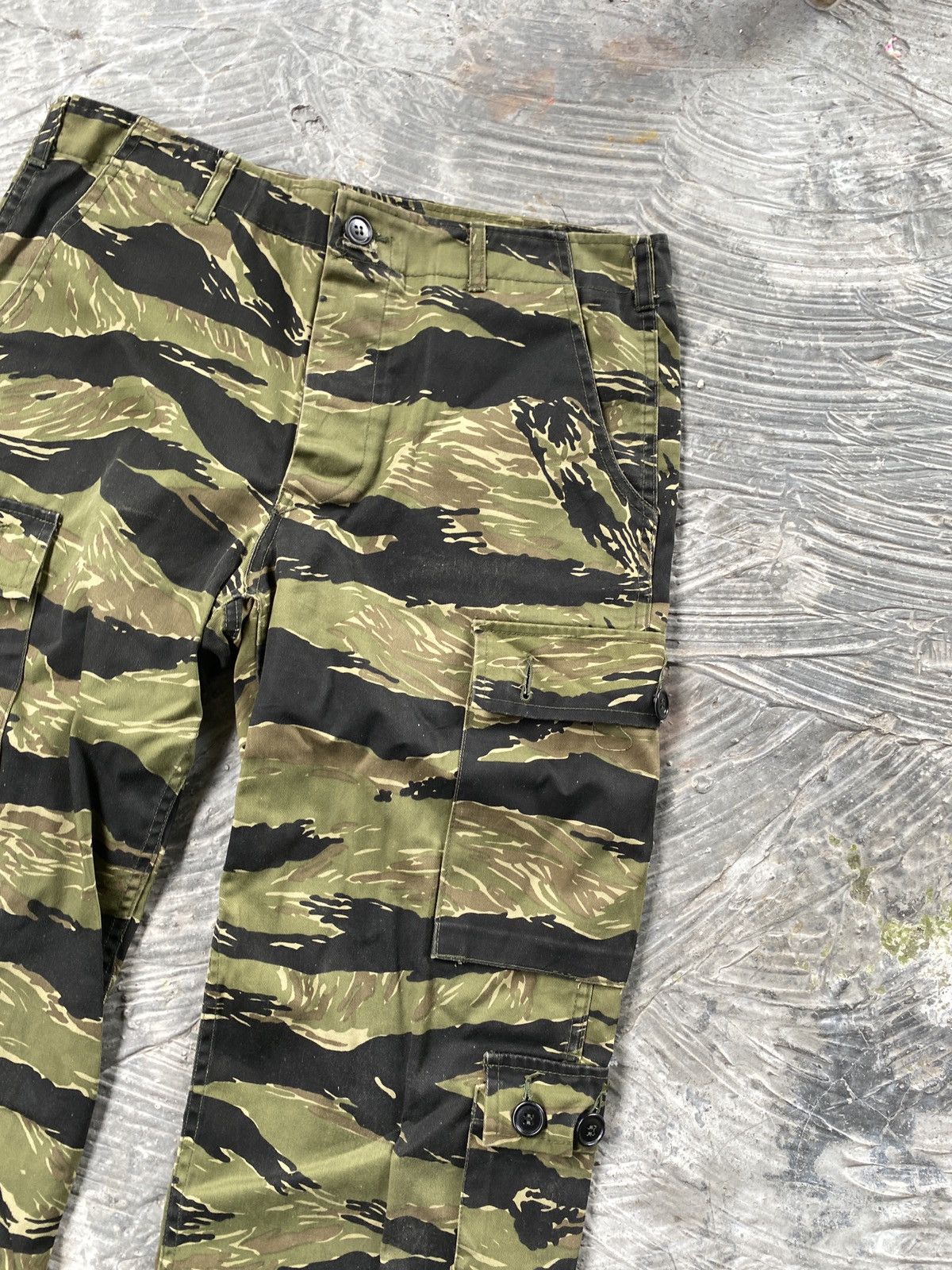 Vintage 💥RARE💥Vintage N.S Division Cargo Pant Tiger Stripe Size US 34 / EU 50 - 4 Thumbnail