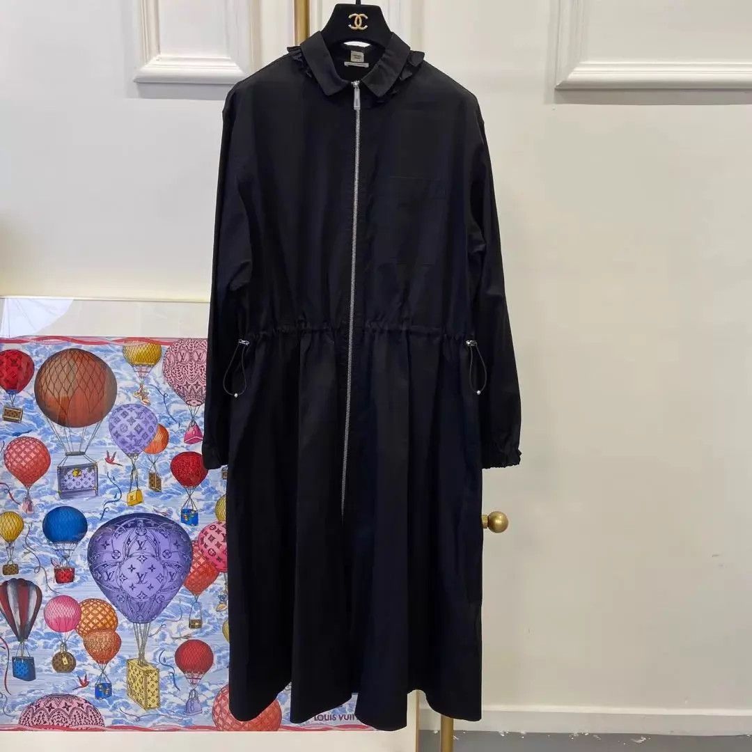 Hermes Hermès black waist-cinched dress 36 NWT Size XS / US 0-2 / IT 36-38 - 2 Thumbnail
