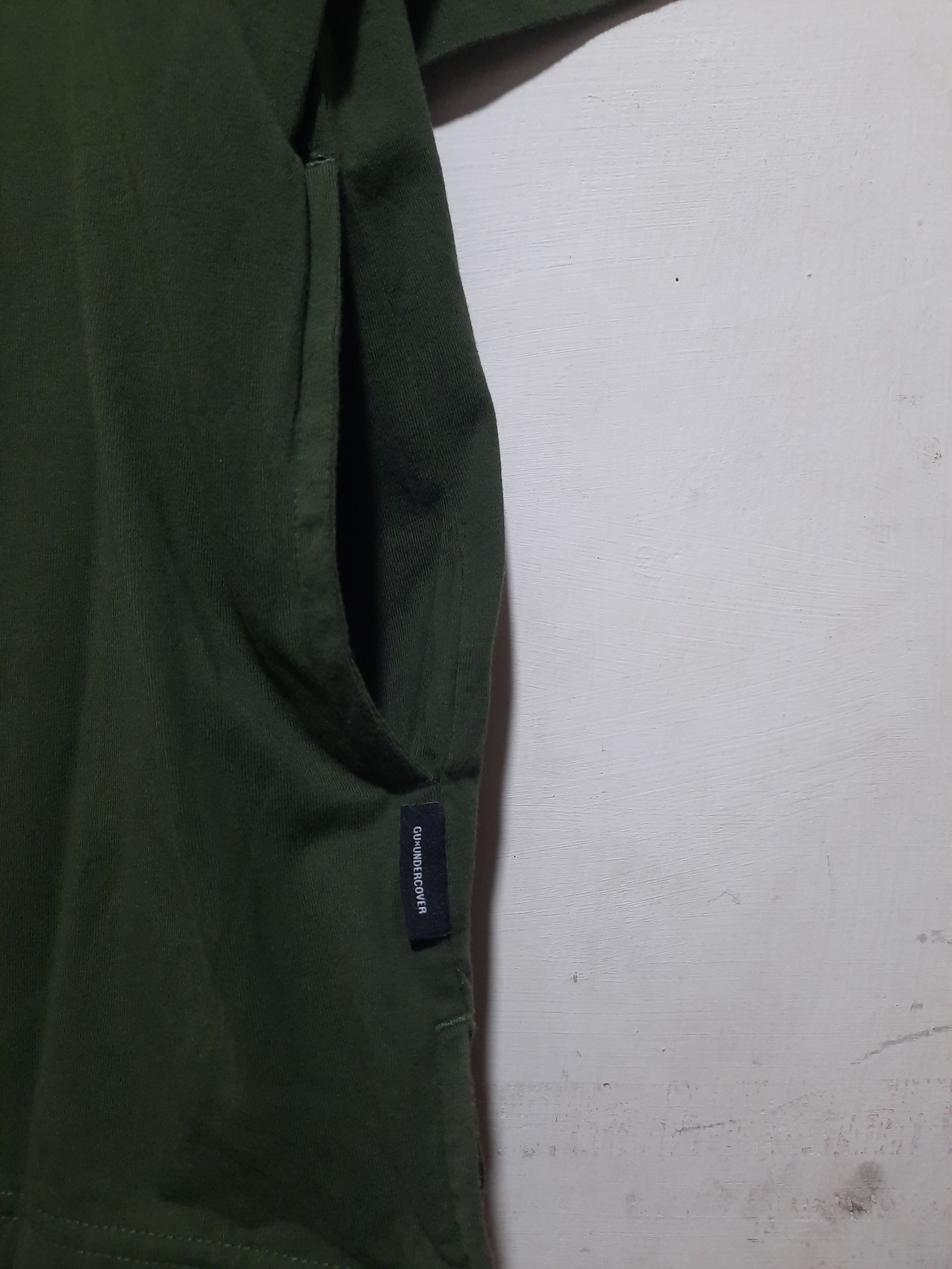GU × Undercover GU x Undercover Oversized Tee Green Army Size US XL / EU 56 / 4 - 5 Thumbnail