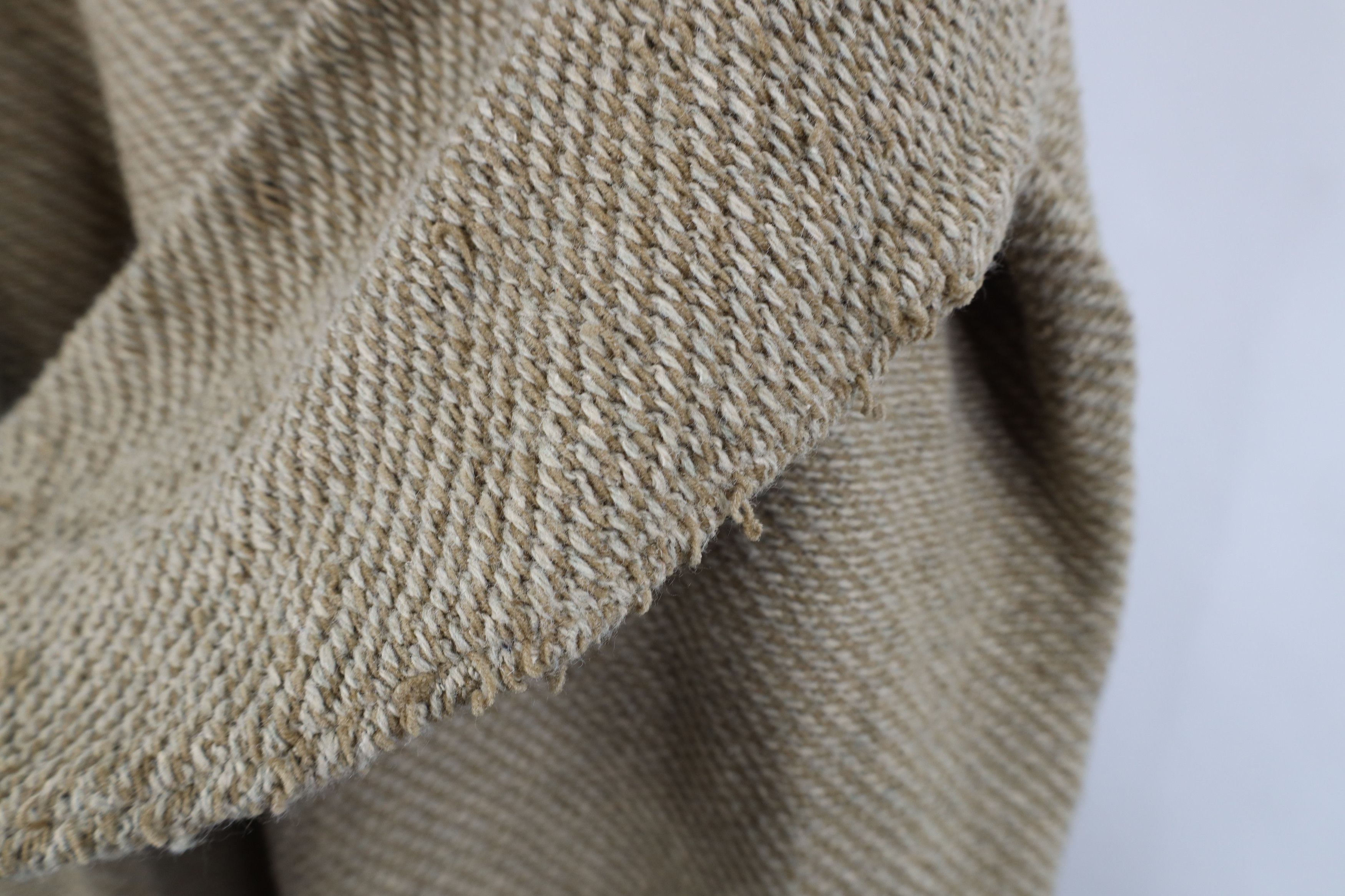 Vintage Vintage 90s Streetwear Tone Knit Crewneck Sweater Beige Size US M / EU 48-50 / 2 - 6 Thumbnail