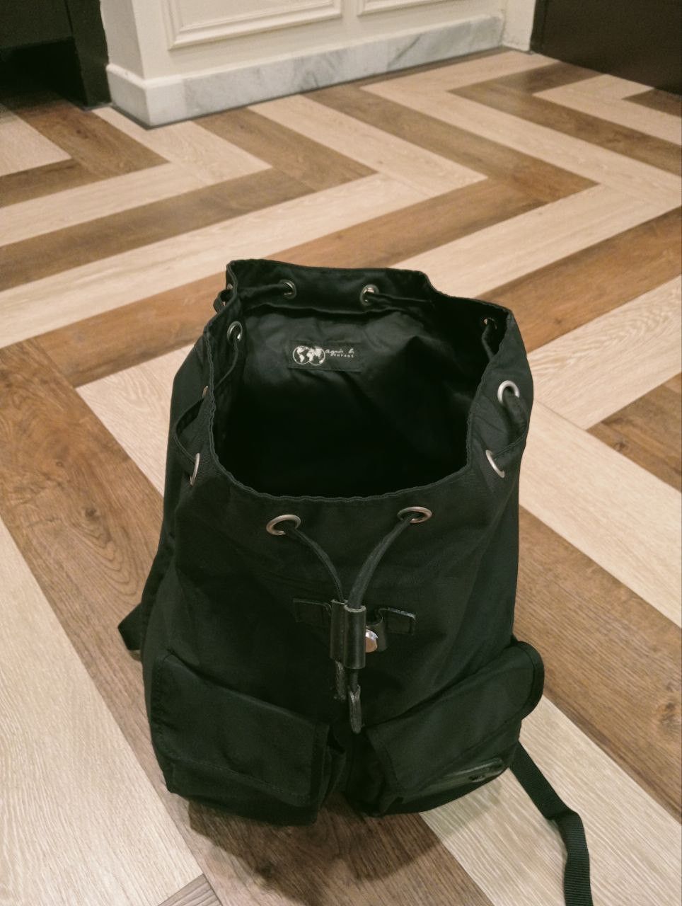 agnes b. AGNES B. VOYAGE BLACK BACKPACK Size ONE SIZE - 10 Thumbnail