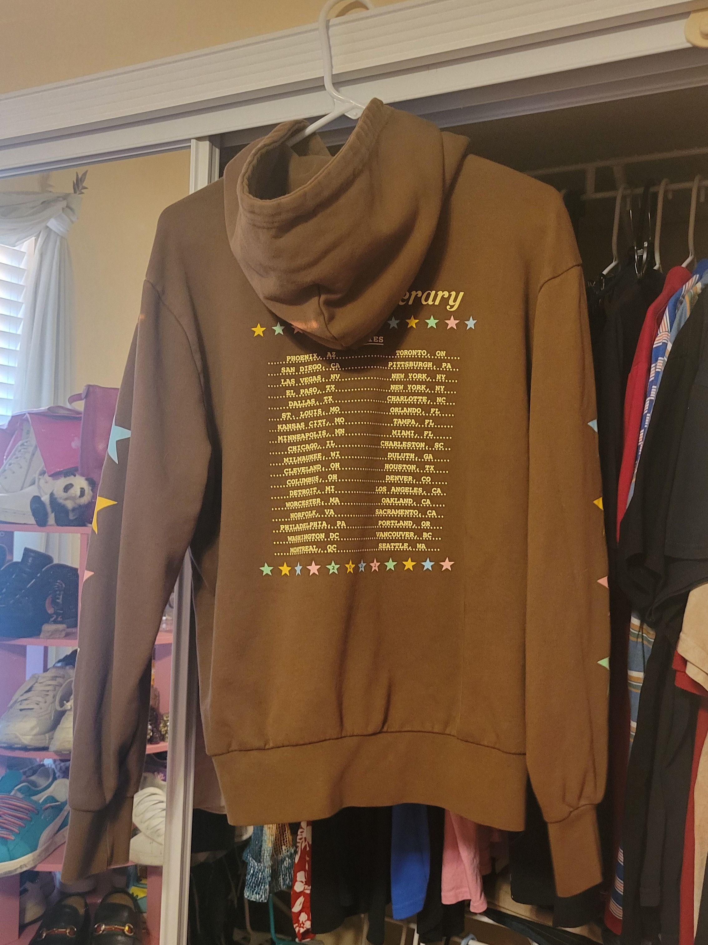 Golf Wang Golf Wang Call Me If You Get Lost Tour Brown Hoodie Size US M / EU 48-50 / 2 - 3 Thumbnail