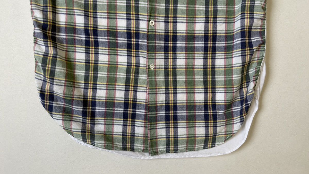 Comme des Garcons S/S 05 Madras Check Front Panel Shirt Size US M / EU 48-50 / 2 - 7 Thumbnail