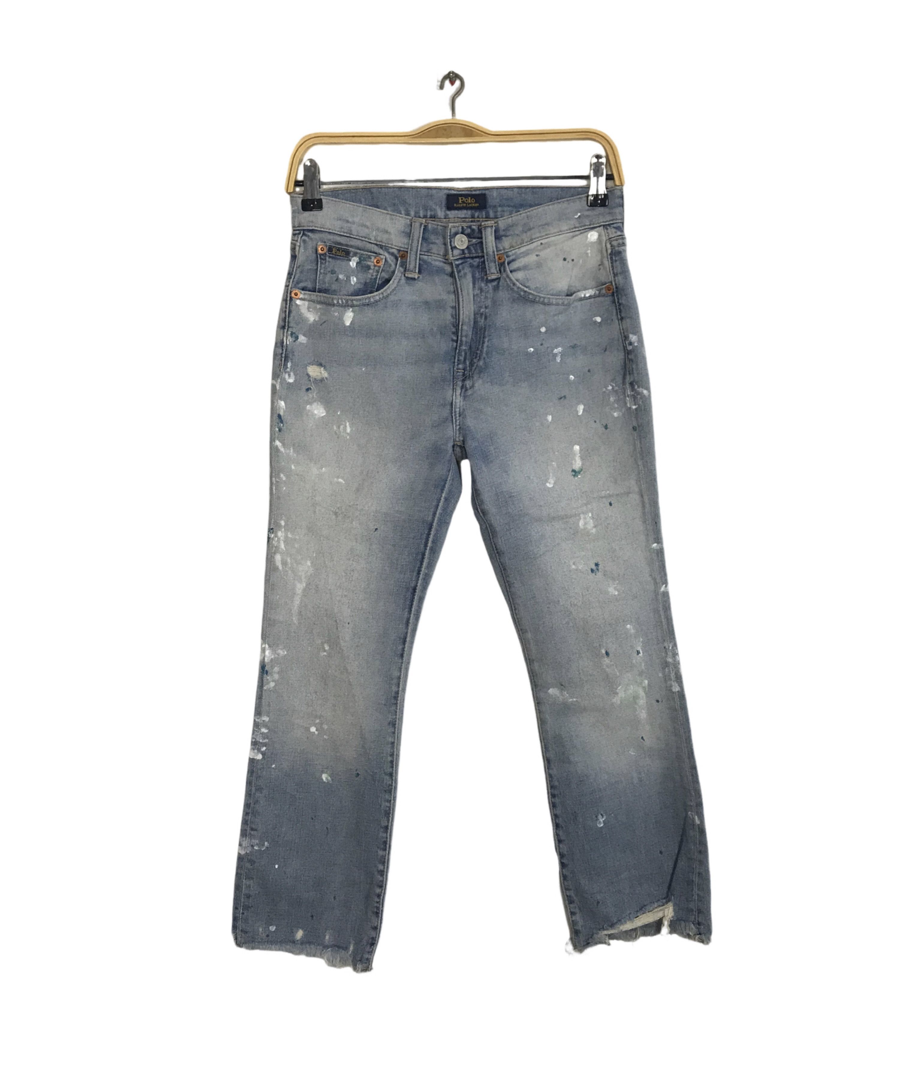Polo Ralph Lauren Polo Ralph Lauren Chryste Kick Flare Crop Denim Jeans Pant Size 26" / US 2 / IT 38 - 1 Thumbnail