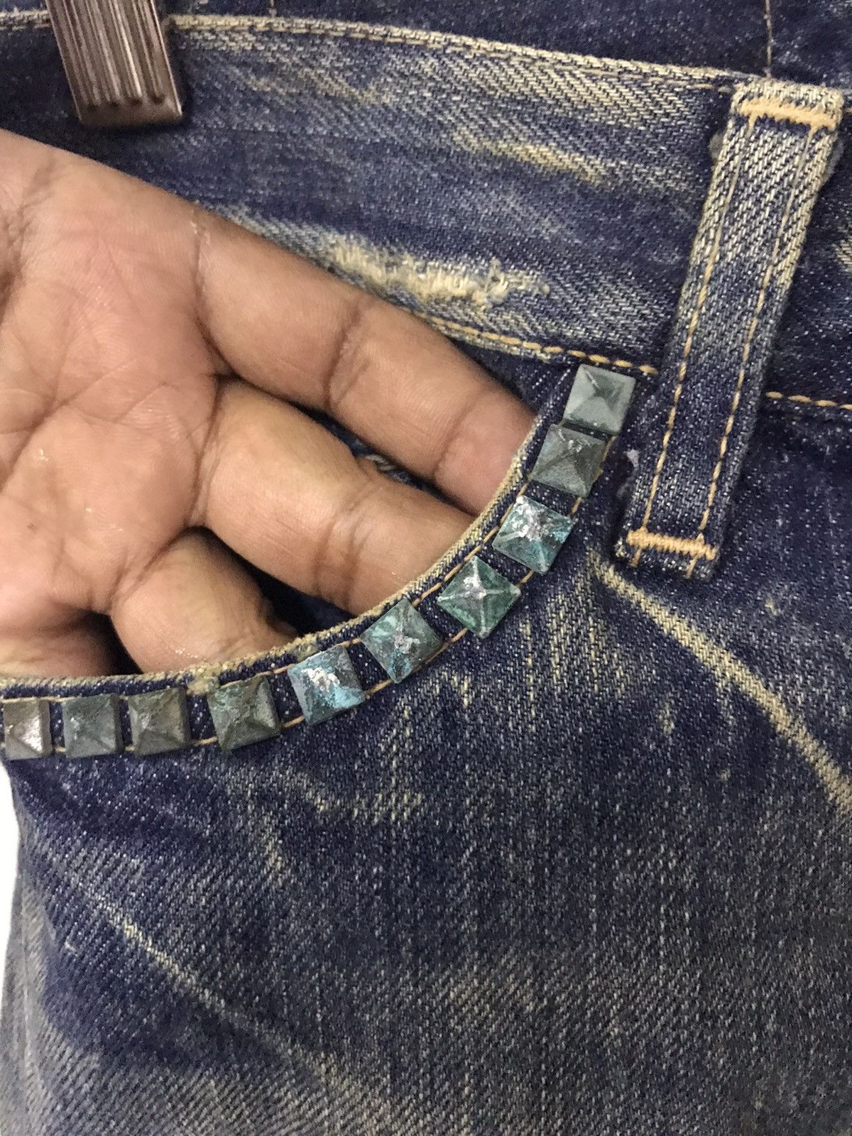 Hysteric Glamour Vintage hysteric glamour distressed style selvedge punk Size 30" / US 8 / IT 44 - 18 Thumbnail