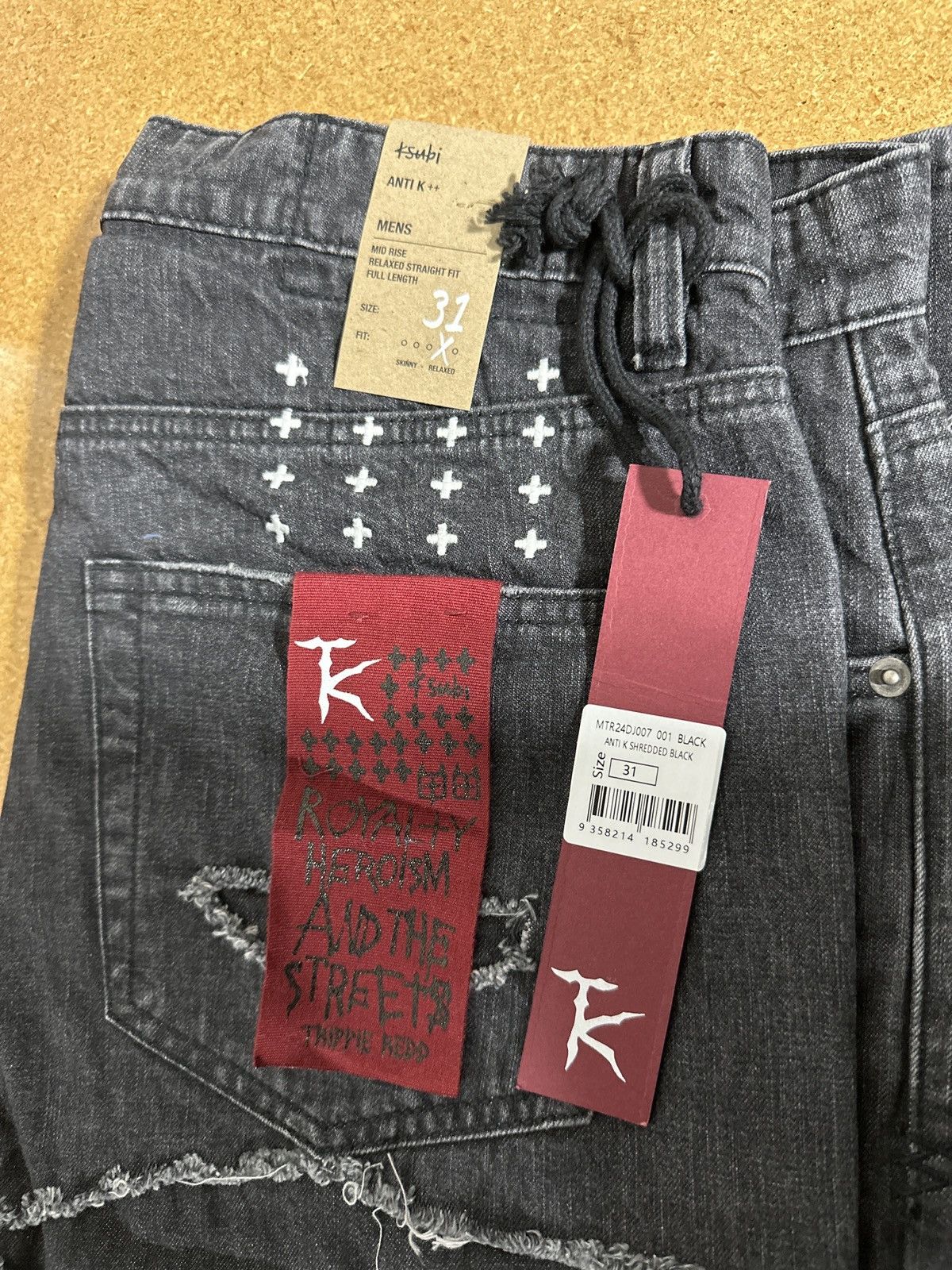 Ksubi Ksubi x Trippie Redd chitch shredded black jeans Size US 31 - 7 Thumbnail
