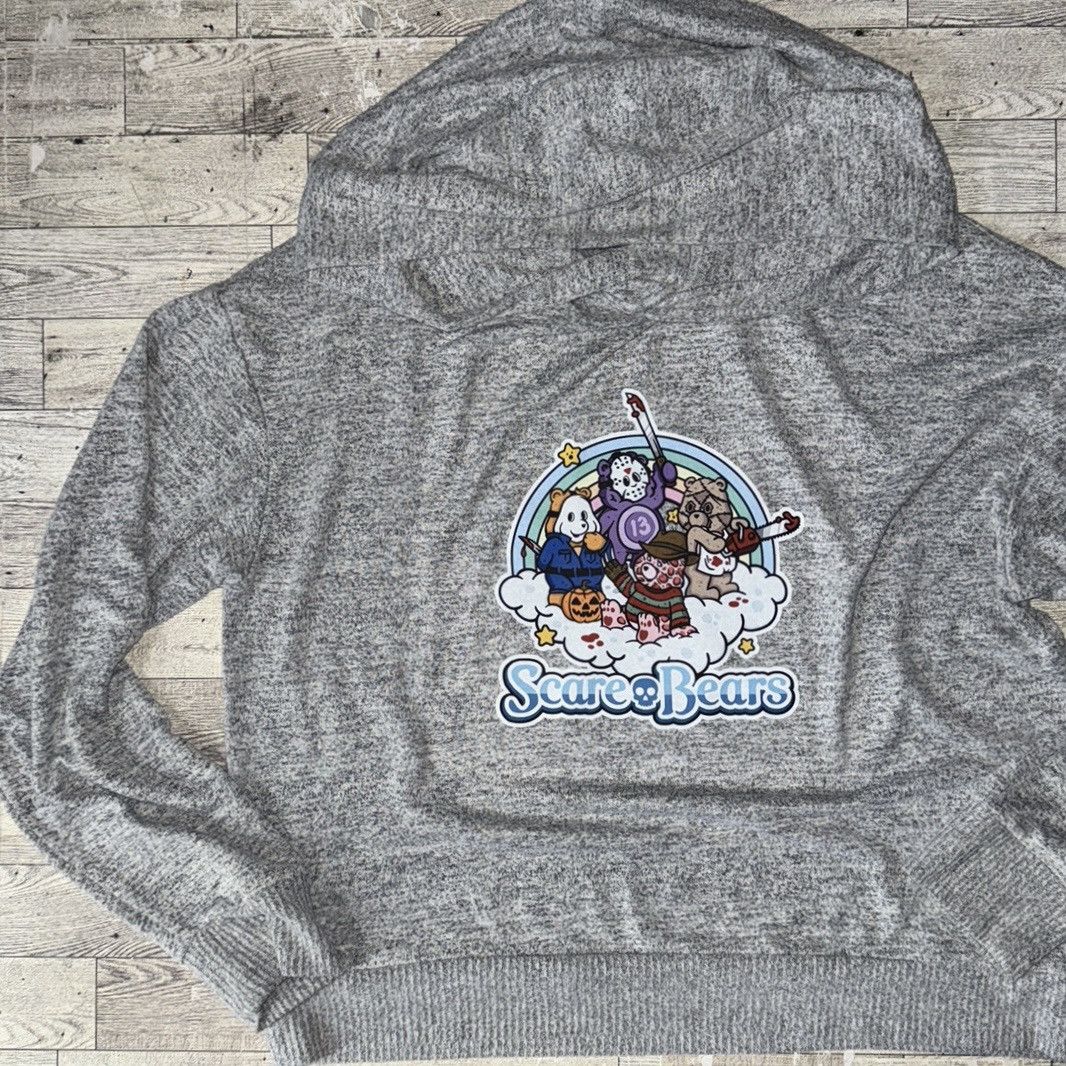 Gap Scare Bears, Upcycled, Retro, Knit Oversize Lounge Hoodie Size M / US 6-8 / IT 42-44 - 7 Thumbnail