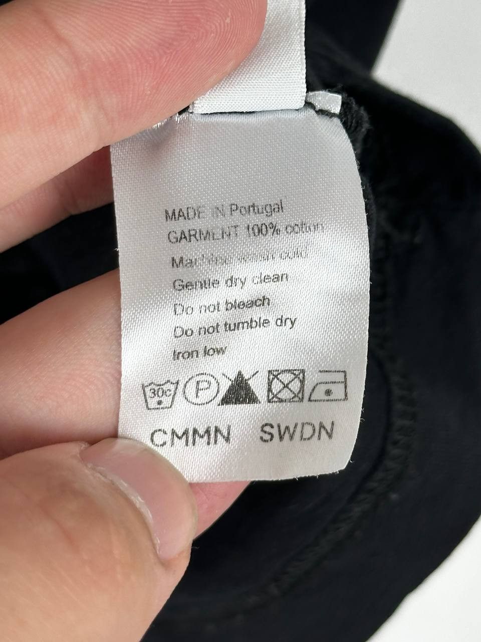 CMMN SWDN CMMN SWDN Black Cotton Casual T Shirt Size US S / EU 44-46 / 1 - 5 Thumbnail