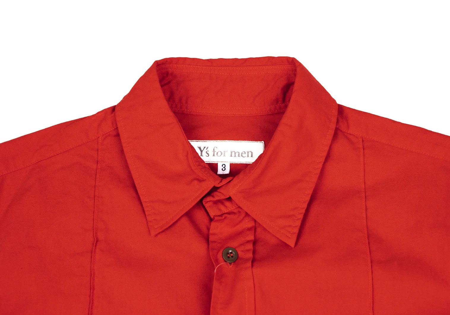 Jean Paul Gaultier Dyed Cotton Pintuck Shirt in Red Size US S / EU 44-46 / 1 - 3 Thumbnail