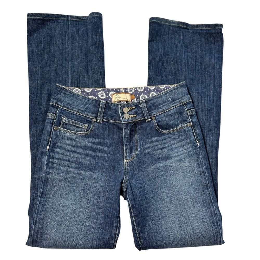 Paige Paige Premium Denim Hidden Hills Bootcut Blue Jeans Size 27 Size 27" / US 4 / IT 40 - 3 Thumbnail