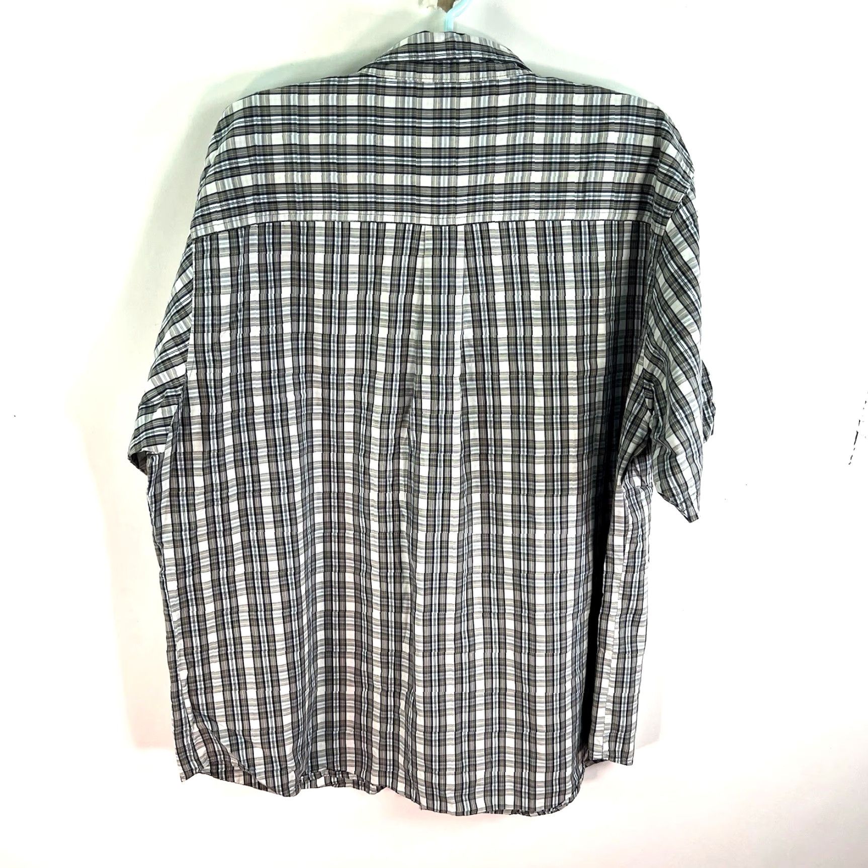 Vintage Woolrich Plaid Button-Up Shirt Mens Size XL Short Sleeve Gray Casual Outdoor Size US XL / EU 56 / 4 - 5 Thumbnail