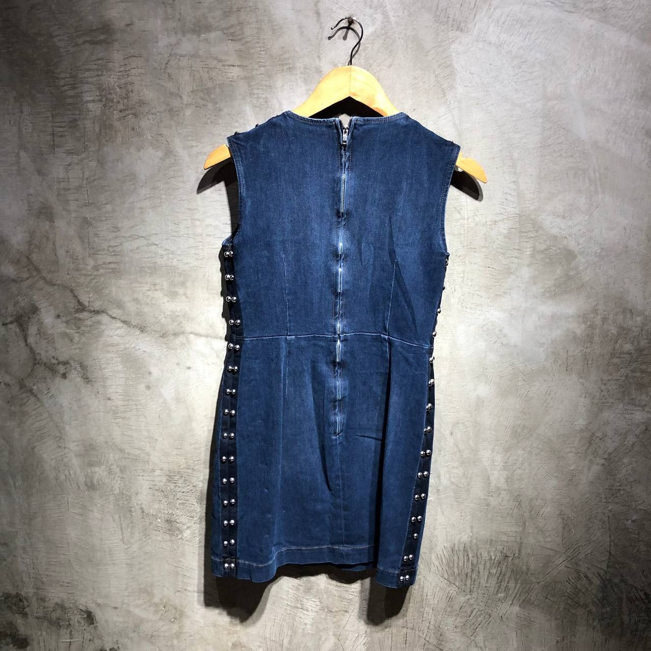 Alexander McQueen Alexander McQueen Studded Denim Dress Size S / US 4 / IT 40 - 2 Thumbnail