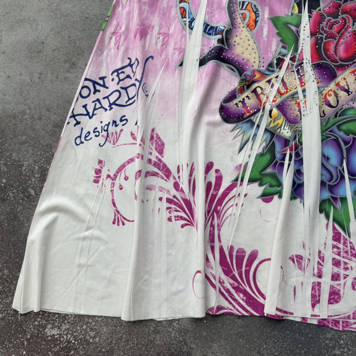 Ed Hardy Ed Hardy Vintage Y2K “True Love Rose” Pink Dress Size S / US 4 / IT 40 - 7 Thumbnail