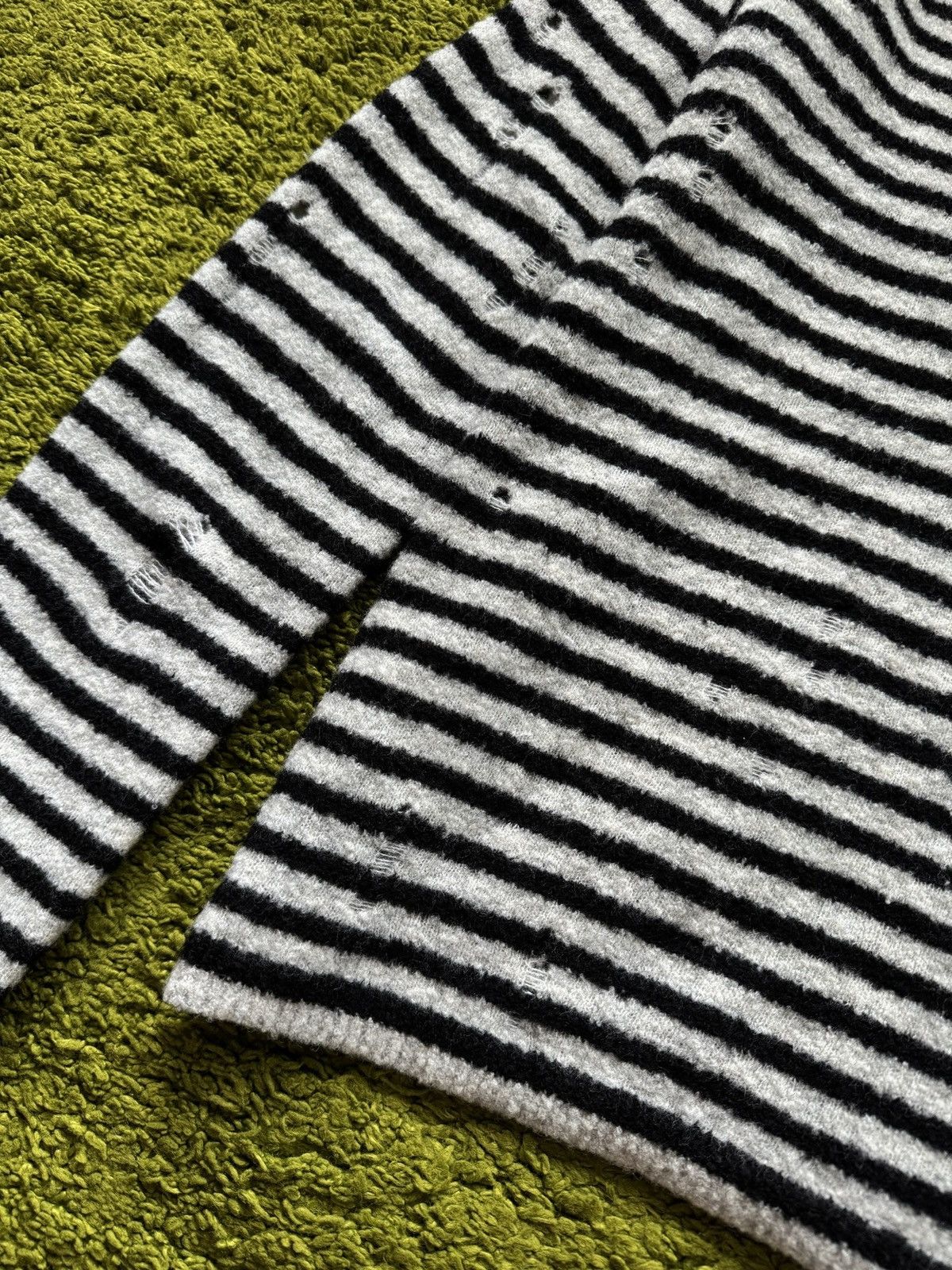 Allsaints Allsaints avant garde striped factory distressed sweater Size US XS / EU 42 / 0 - 3 Thumbnail
