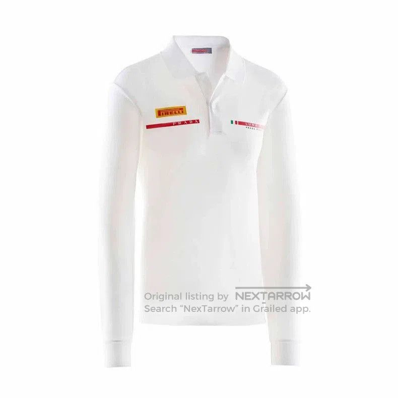 Prada PRADA x LUNA ROSSA Long Sleeve Polo. Size US S / EU 44-46 / 1 - 5 Thumbnail