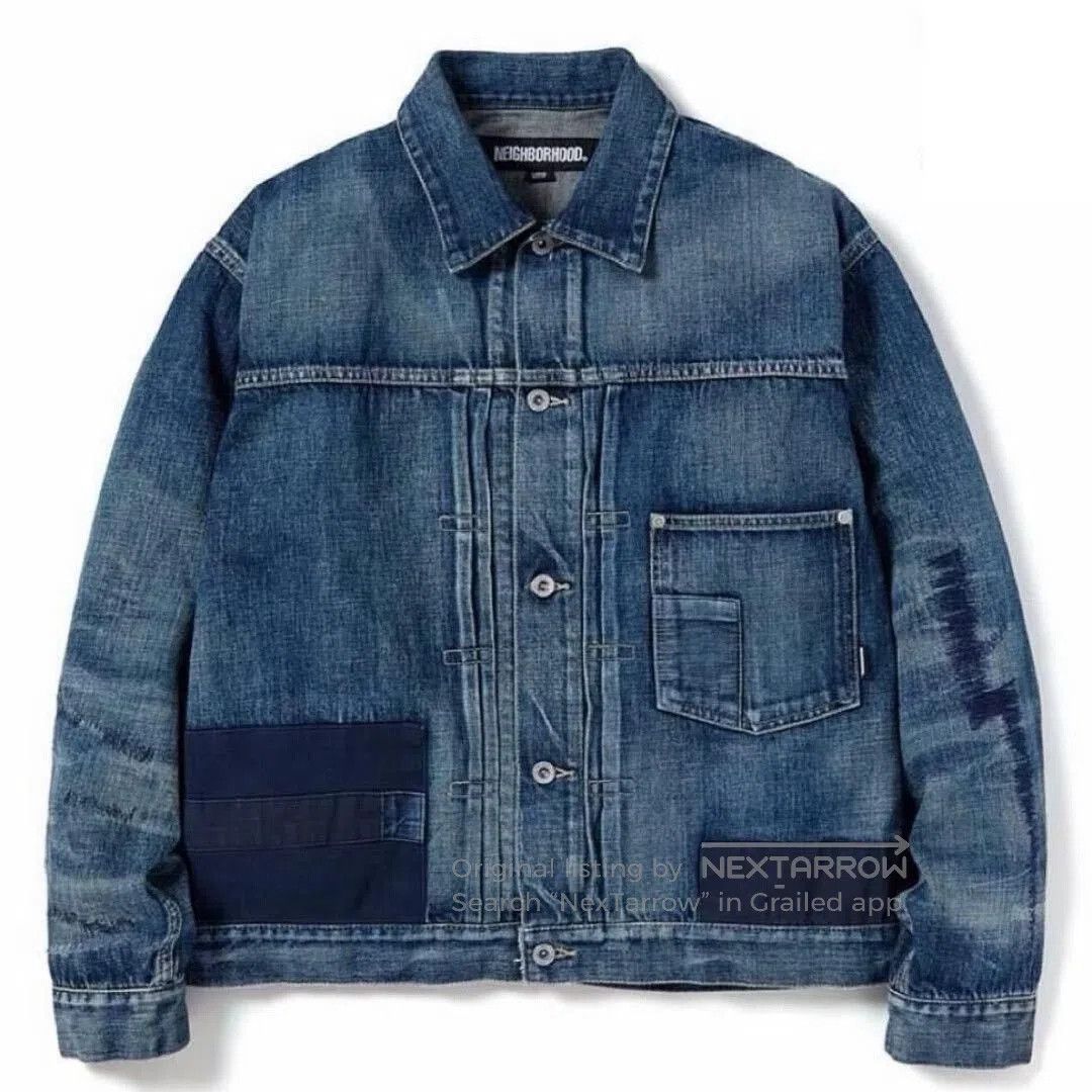 Neighborhood neighborhood savage denim type-1 jacket. Size US M / EU 48-50 / 2 - 8 Thumbnail