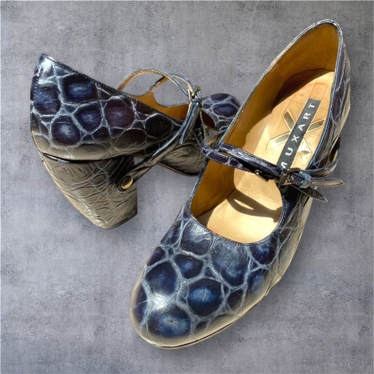 Other MUXART crocodile leather mary janes 38 Size US 7 / IT 37 - 2 Thumbnail