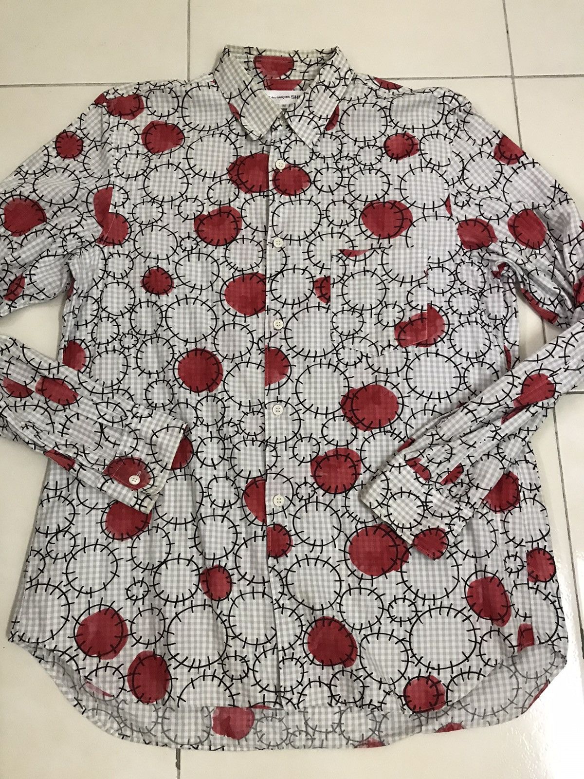 Comme des Garcons Comme des Garçons Shirt CDG Button Up Shirt Size US M / EU 48-50 / 2 - 10 Thumbnail