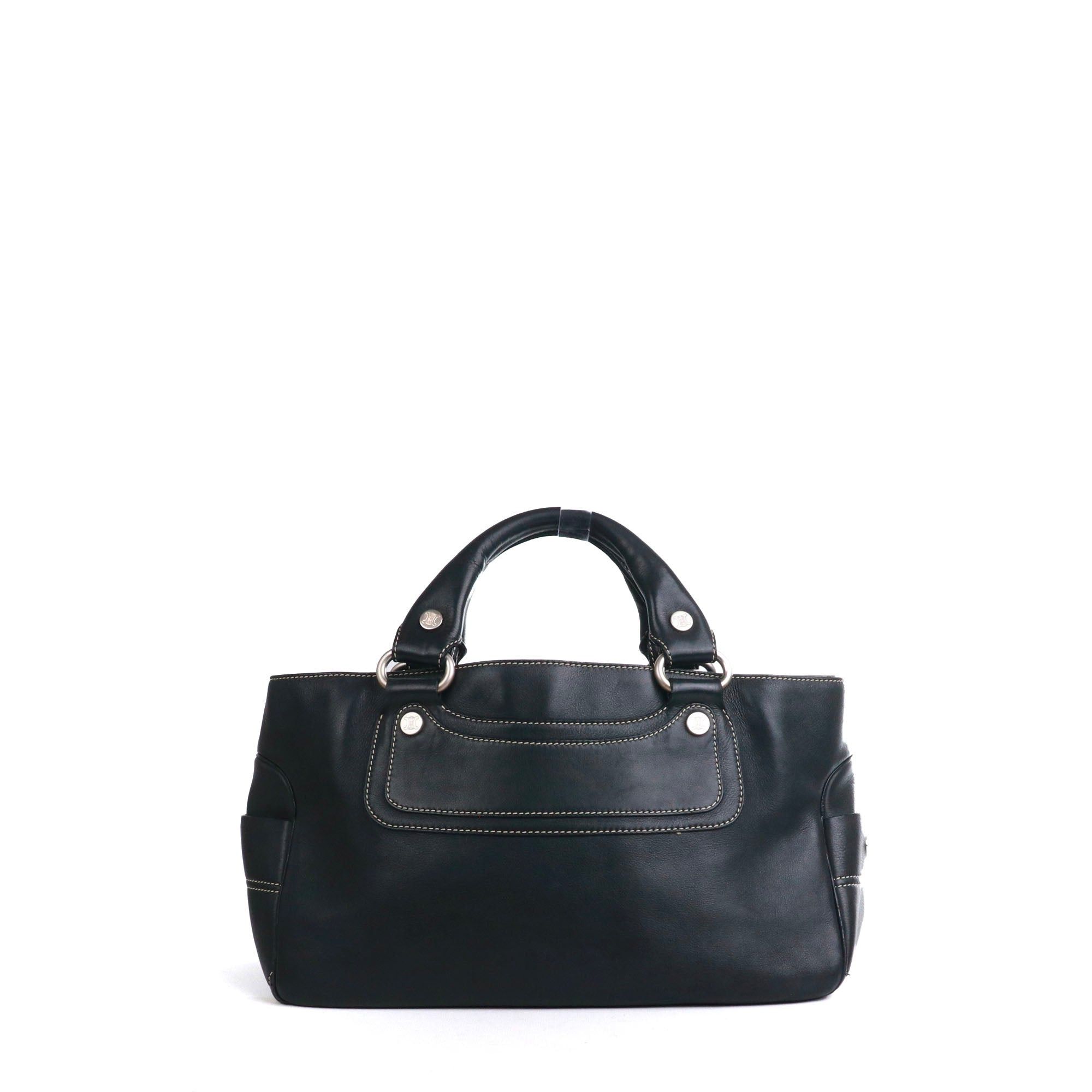 Celine CELINE - Vintage Celine Boogie handbag in black leather Size ONE SIZE - 1 Thumbnail