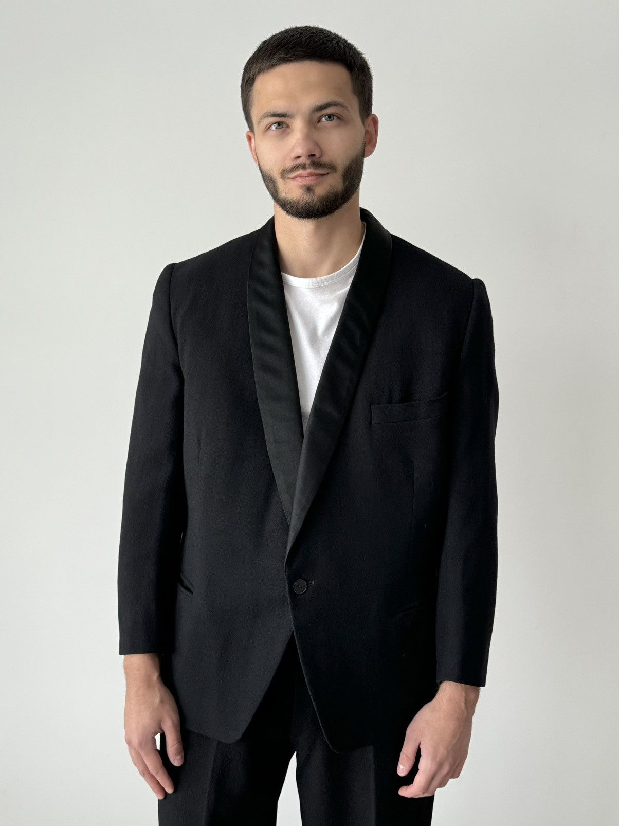Antique ≈1940s Tuxedo Black Tie Blazer Jacket