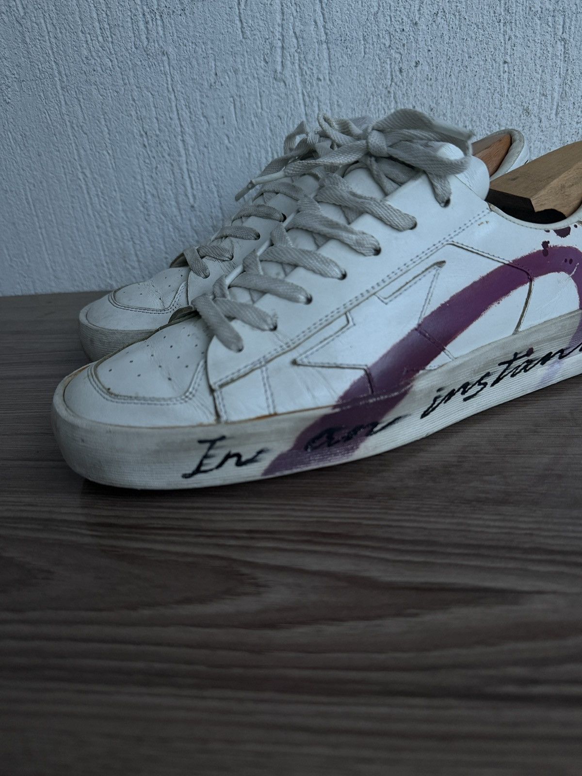 Golden Goose stardan ( love in an a instant) Limited edition sneaker Size US 8 / EU 41 - 2 Thumbnail